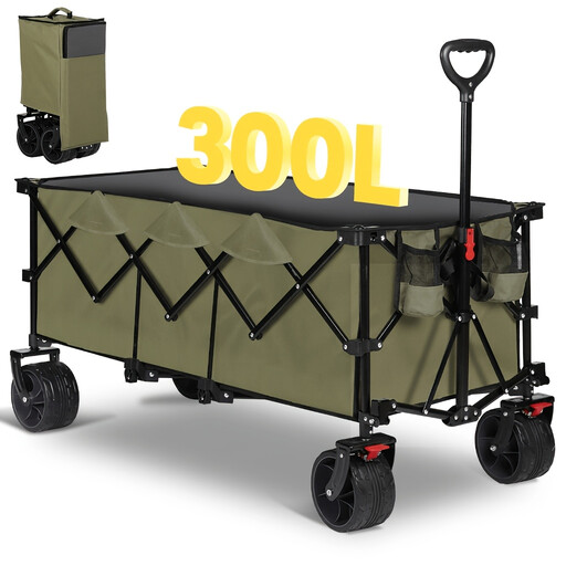 Chariot pliable extensible avec capacité de 200 kg