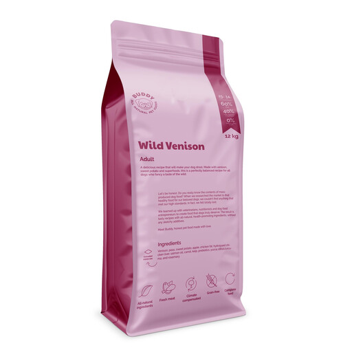 Buddy Wild Reindeer Meat Feed 12 kg