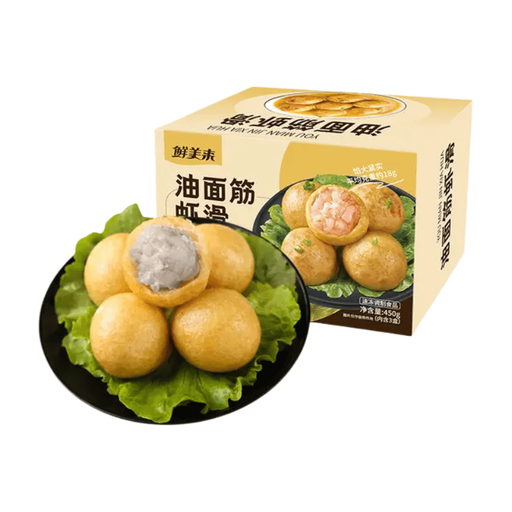 Xianmeilai Boule de gluten frite farcie à la p?te de crevette 450g