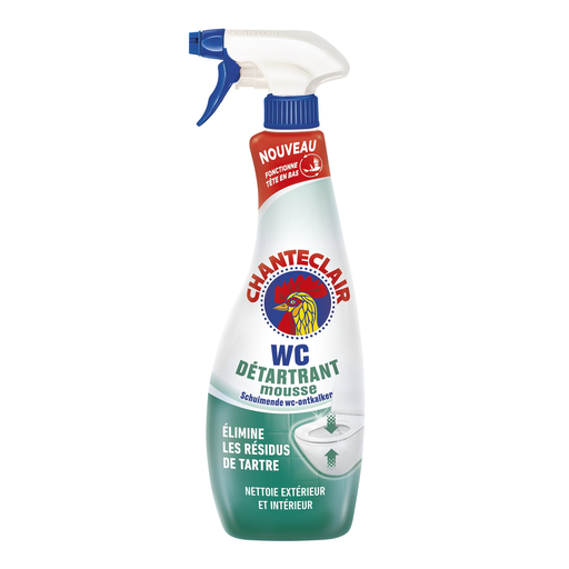 CHANTECLAIR Toilet Cleaner Active Foam Limescale Remover, Fresh Scent, 625 ml
