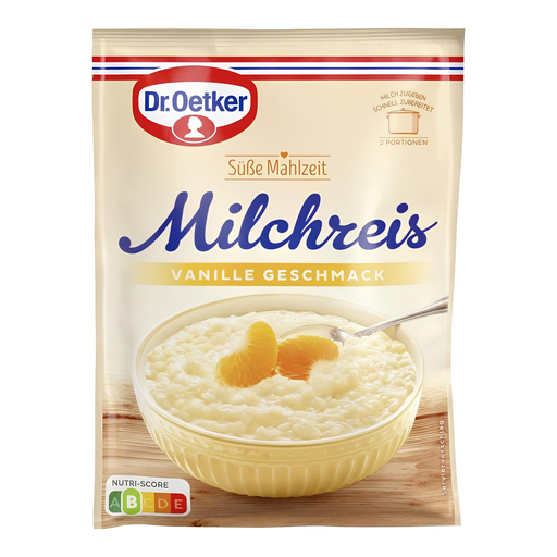 Dr. Oetker Sü?e Mahlzeit Milchreis Vanille-Geschmack 125g