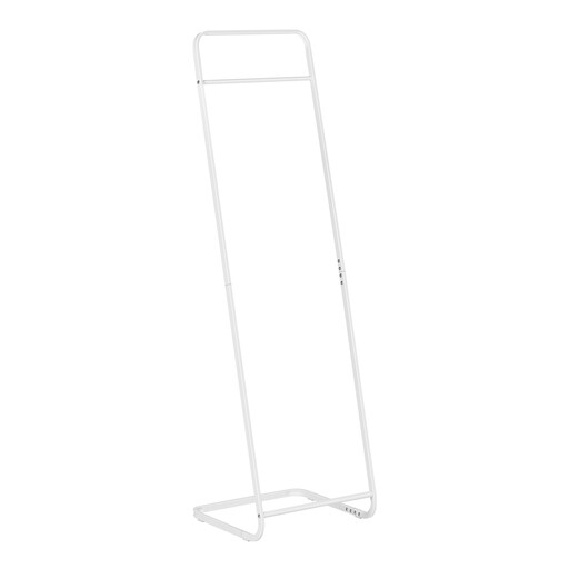 WOLTU L-Shaped Garment Rack, Metal, White