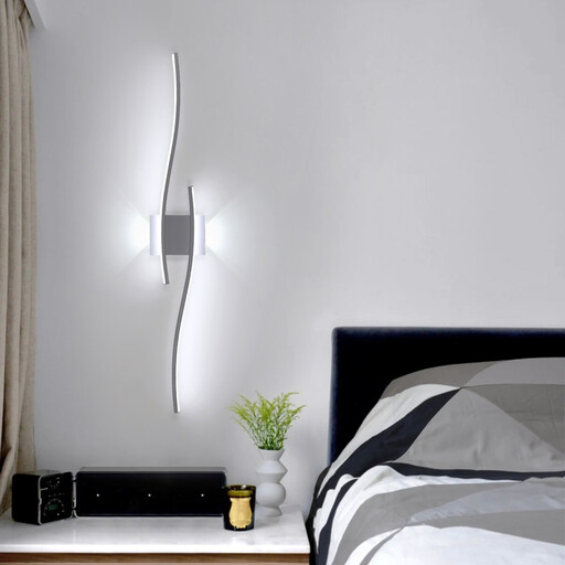 Pheashine Special-Shape Aluminium Wall Light, White