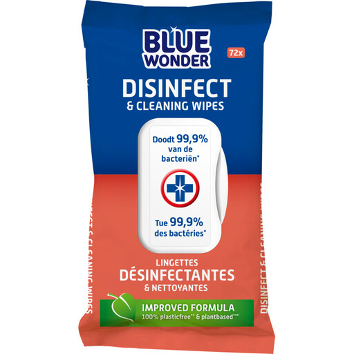Blue Wonder Desinfecterende Schoonmaakdoekjes
