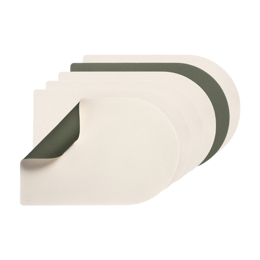 BJ?RN Reversible Rectangular Placemat in Recycled Leather