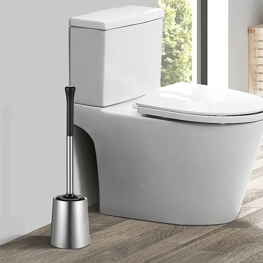 Hamiitor TBX22S Silicone and Stainless Steel Toilet Brush