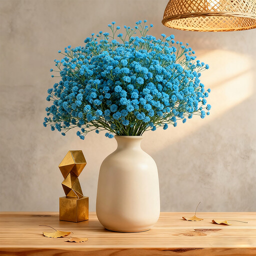 Lot de 5 tiges de gypsophile artificiel en soie et plastique par Wei's Moment