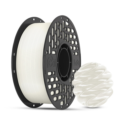 CAILAB PLA Silk 3D Printer Filament in parelwit