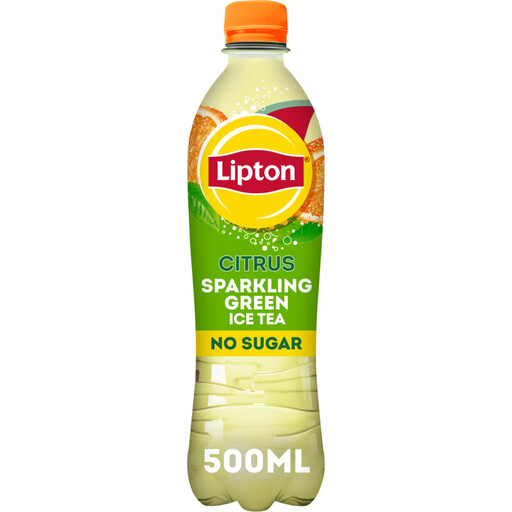 Lipton Green Citrus Sparkling Iced Tea - 500 ml