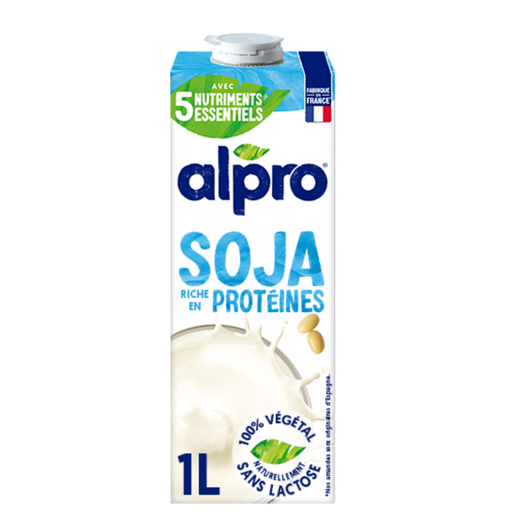 Alpro plant-based soya drink, one litre