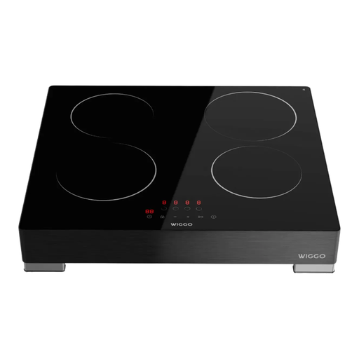 Wiggo WH EF614G(B) — Freestanding Induction Cooker — 60 cm — 4 Cooking Zones