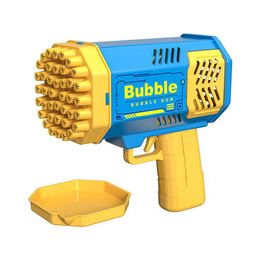 Children's 40-Hole Outdoor Toy Foam Maker with lights