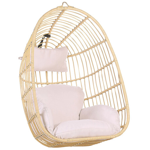Beliani Polyrattan H?ngesessel CASOLI