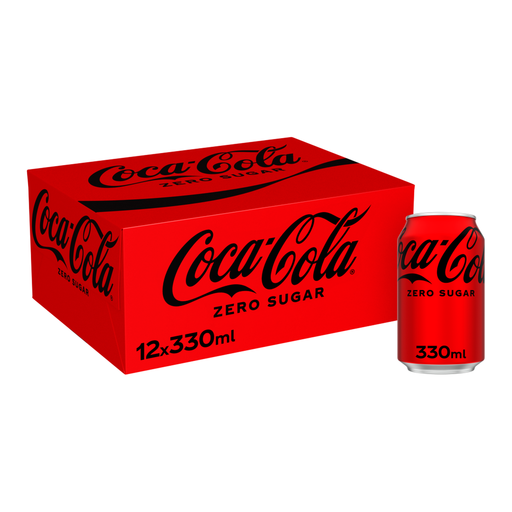 Coca-Cola Zero, twelve 330ml cans