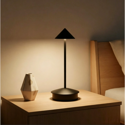 Tischlampe, Wiederaufladbare und kabellose Tischlampe mit Touch-Steuerung