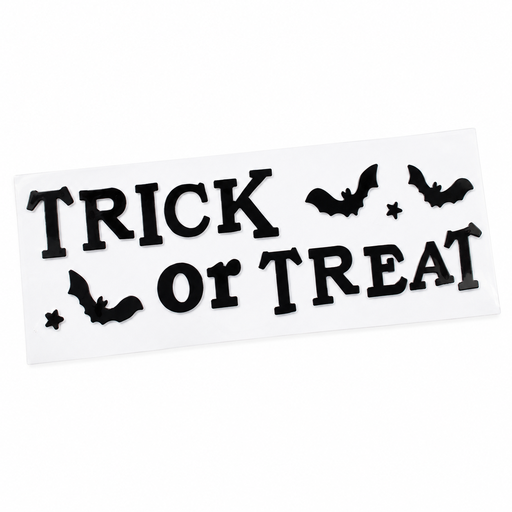 Festive 50 cm 黑色 Trick Or Treat 窗户贴纸