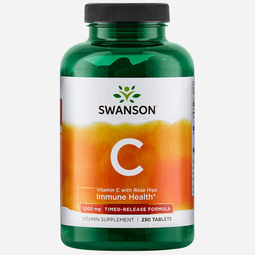 Swanson Vitamin C 1000 mg W/RH TR 250 stuks