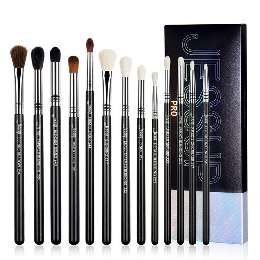 Jessup Pro Eyeshadow Brush Set Of Thirteen Eye Makeup Brushes