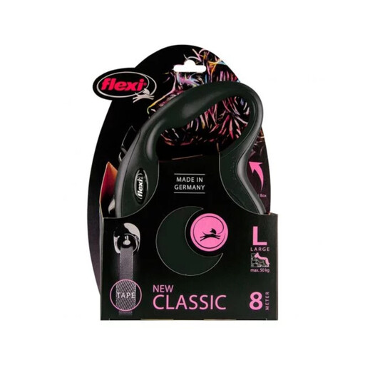 FLEXI New Classic L Tape 8m Black