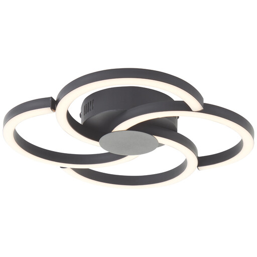 Brilliant Fico 34 cm LED Ceiling Light - Black
