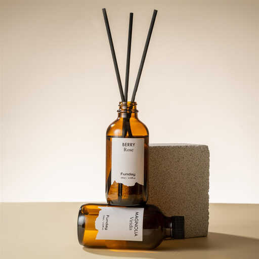 Zooly Slim Bottle Reed Diffuser - Sandalwood