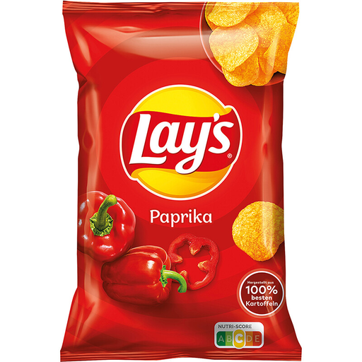 Lay's Paprika Potato Crisps, 150 g bag
