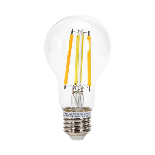 Aigostar Bluetooth Mesh Version/Smart Filament Bulb/A60/E27/6W/CCT/Clear