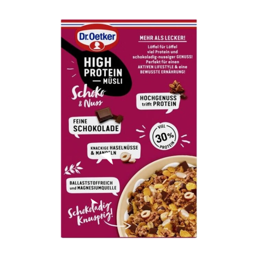 Dr. Oetker High Protein Muesli Chocolate & Nut 400g