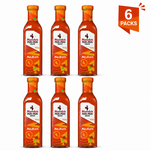 Nandos Peri-Peri Sauce Medium 500g x 6