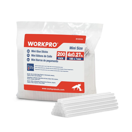 WORKPRO 200 stuks 7mm lijmpatronen
