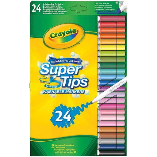 CRAYOLA Supertips Markers 24 Pennarelli
