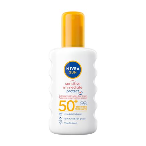 NIVEA SUN Sensitive Immediate Protect Sunscreen Spray SPF 50+