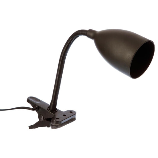 Atmosphera Desk Lamp with Clamp - Black, 8 x 43 cm
