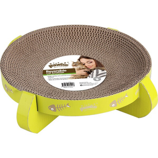 Pawise Reversible Cat Scratcher made from cardboard
