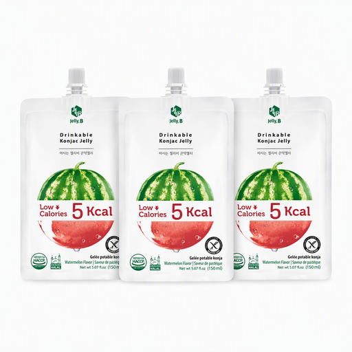 Jelly.B Konjac Jelly Watermelon - 150 ml (Pack of 3)