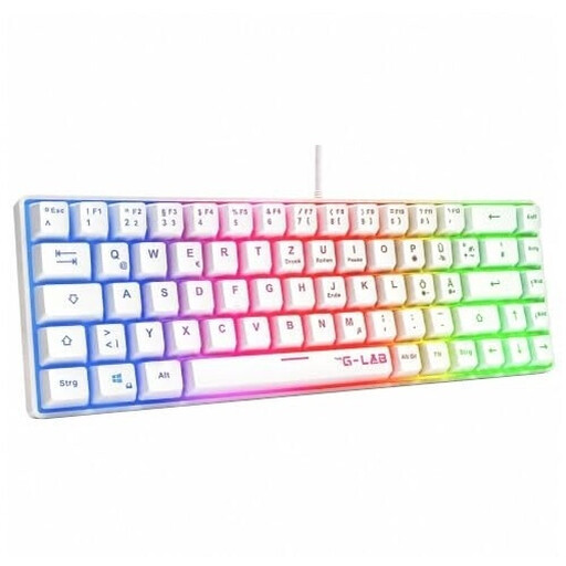 The G-Lab KEYZ-HYDROGEN-W/DE Gaming Keyboard