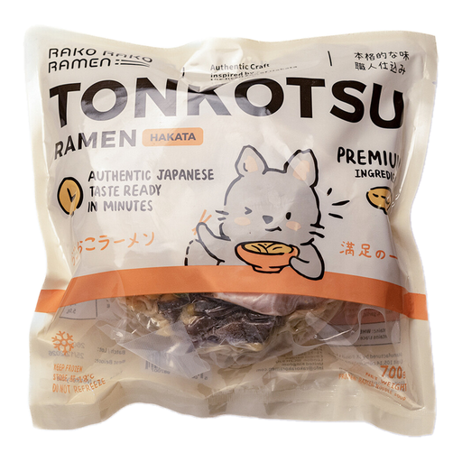 Rako Rako Ramen Japanese-Style Frozen Classic Hakata Tonkotsu Ramen 700 g