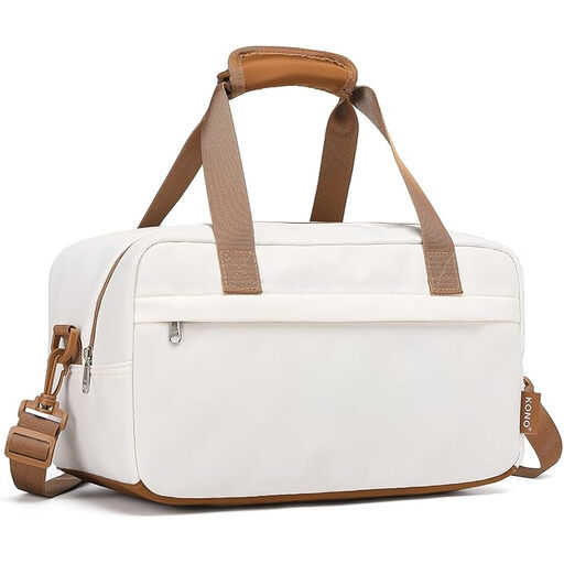 Kono 40x20x25 Holdall Cabin Hand Luggage in Beige/Brown