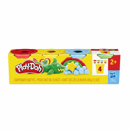 Play-Doh Classic four-pot modelling compound set