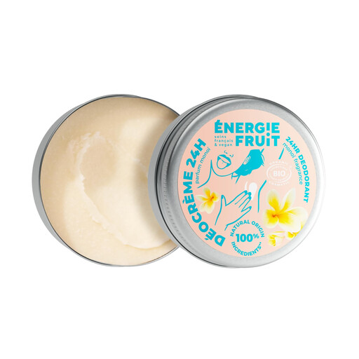 ?nergie Fruit 48-hour organic monoi deodorant cream jar 45 g