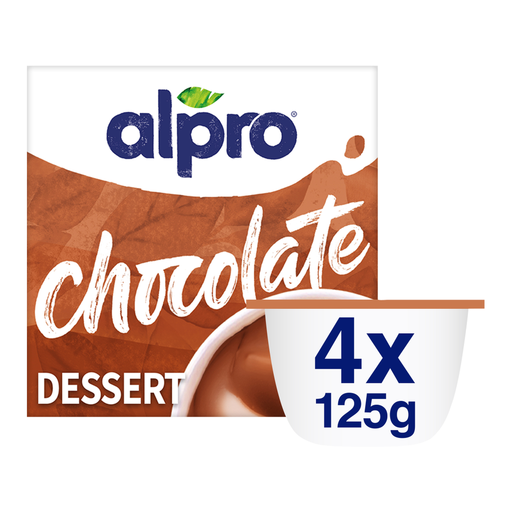 Alpro Smooth Chocolate Dessert 4 x 125g