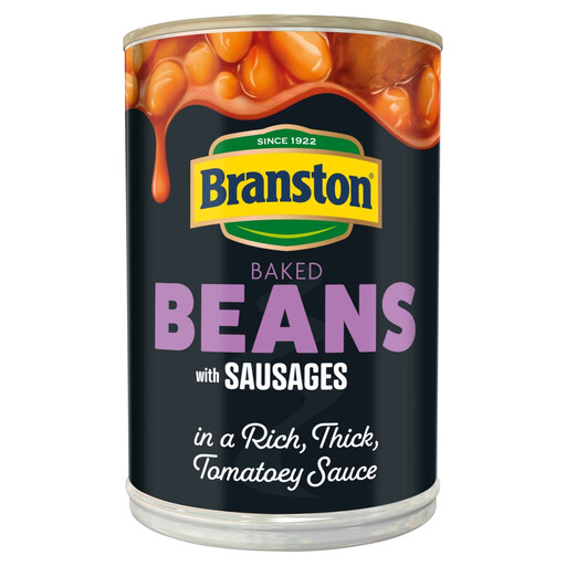 Branston Baked Beans & Sausages 405g can