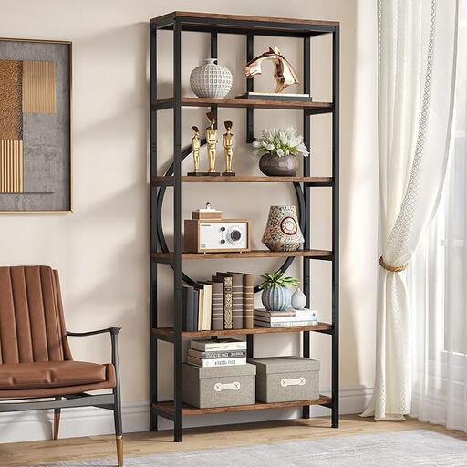 Tribesigns 6-Tier Bookshelf, 180cm