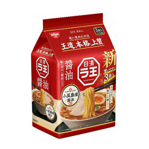 NISSIN RAOH Soy Sauce 3 Servings Pack 303g