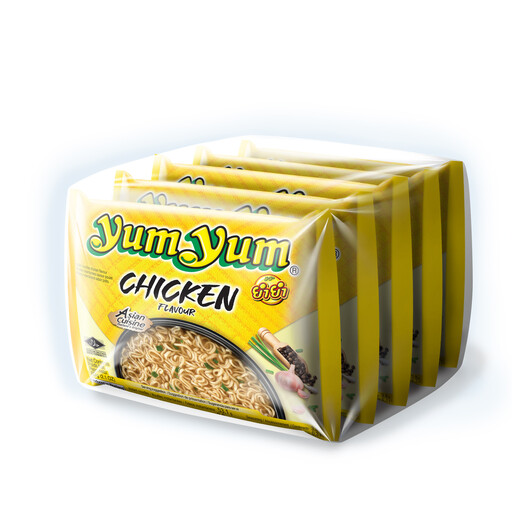 Yum Yum Chicken Bami Noodles, multipack of 5 × 60 g