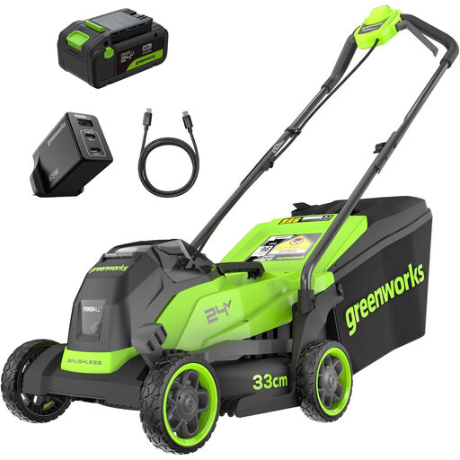 Greenworks 24V BL 33cm Push Mower Gen2 KIT