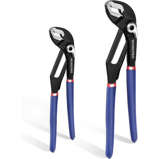 WORKPRO Water Pump Pliers 2-Piece Set