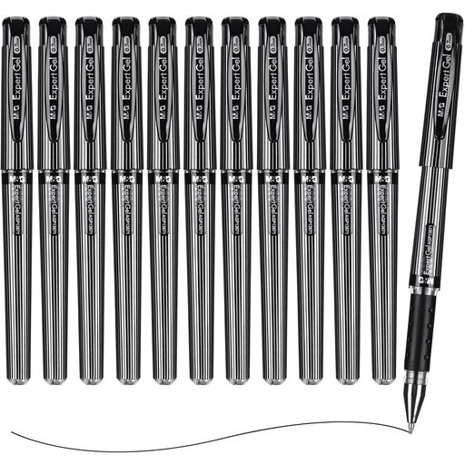 M&G ExpertGel Gel Pens, 12er-Pack, 0.7 mm