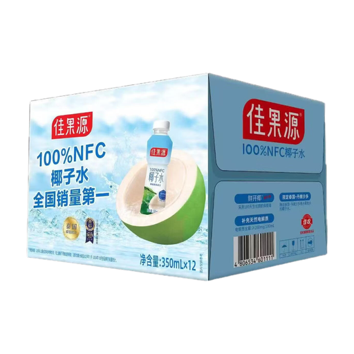 佳果源 100% NFC 椰子水，12 × 350 ml