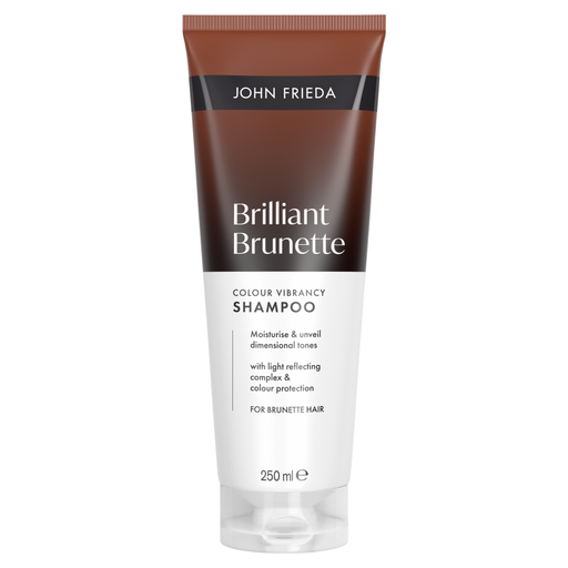 John Frieda Brilliant Brunette Colour Vibrancy Shampoo 250ml